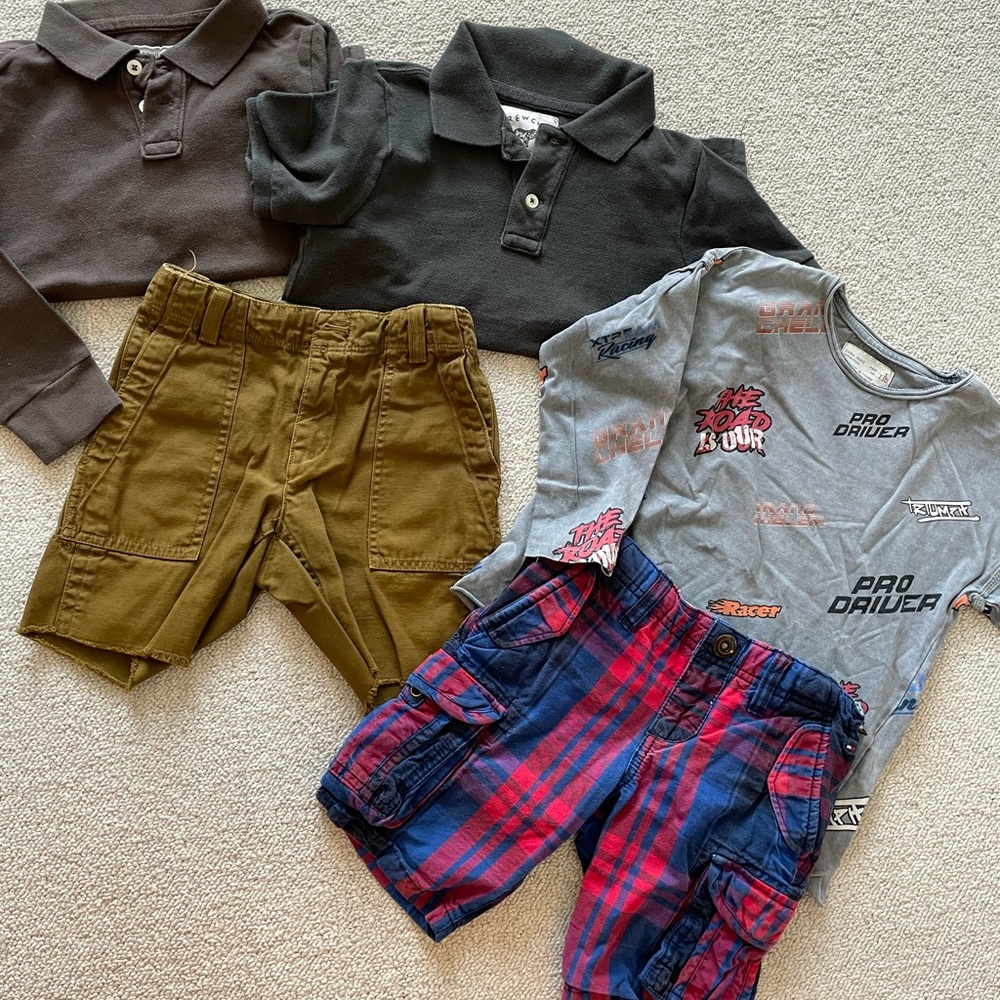 LOT Of 23 Boys 4-5/5 Clothes, Crewcuts, Tommy Hilfiger, Zara Etc